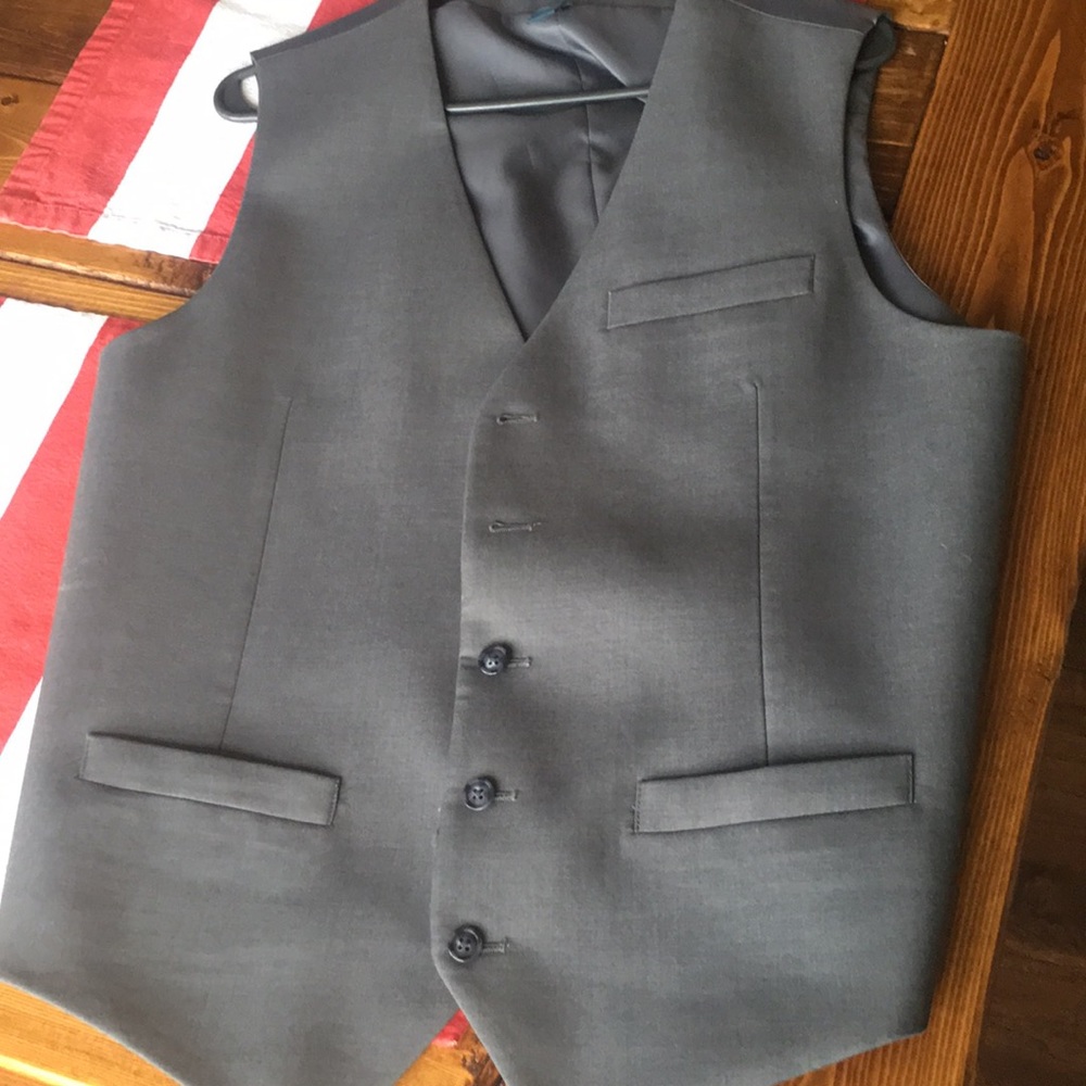 Medium gray vest